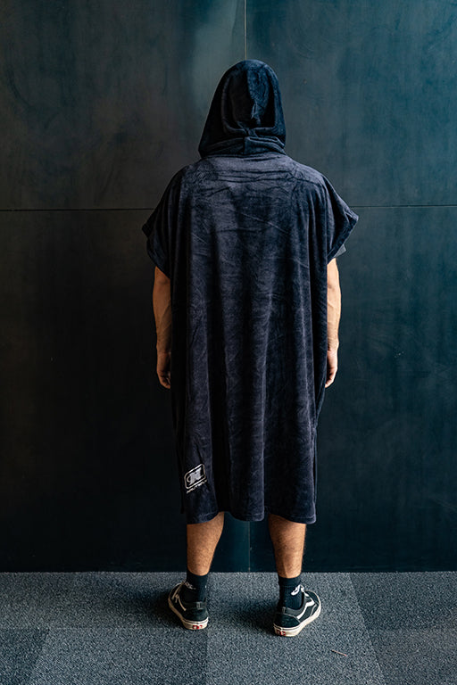 Nautique Towel Poncho - Adult Black