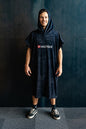 Nautique Towel Poncho - Adult Black