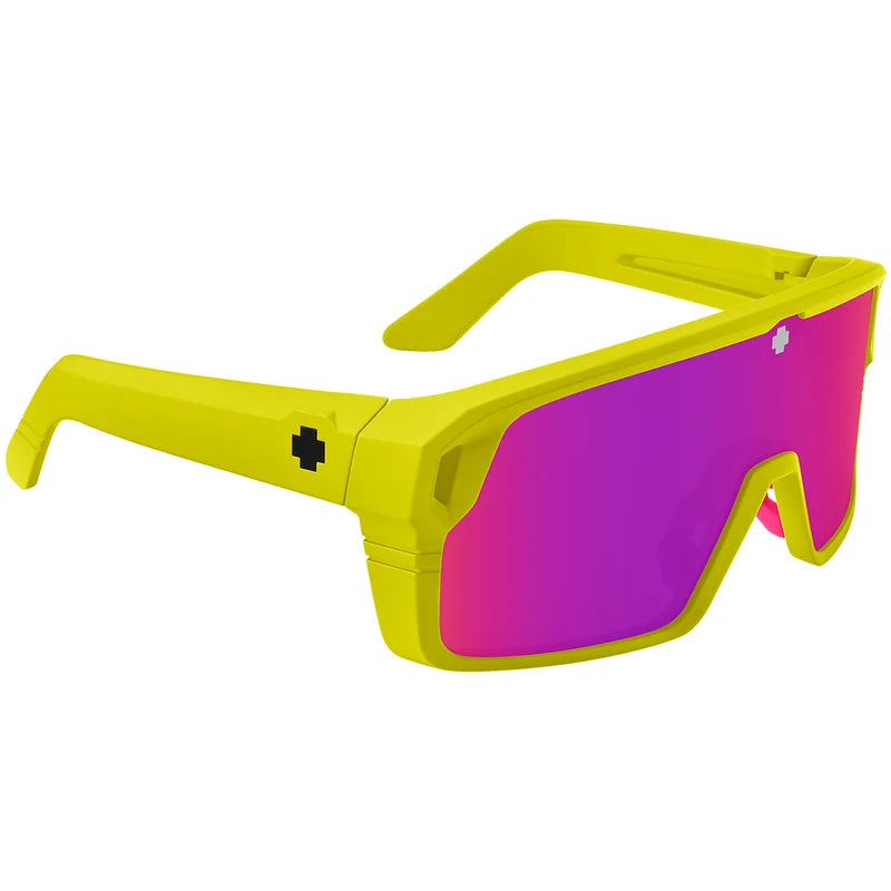 Spy Sunglass Monolith - Matte Neon Yellow